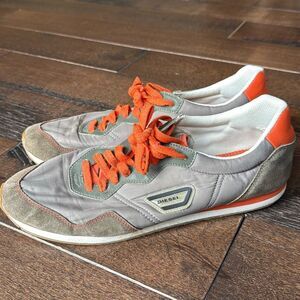 Diesel Kursal sneakers men’s size 11 causal green orange gray lace up athletic 8